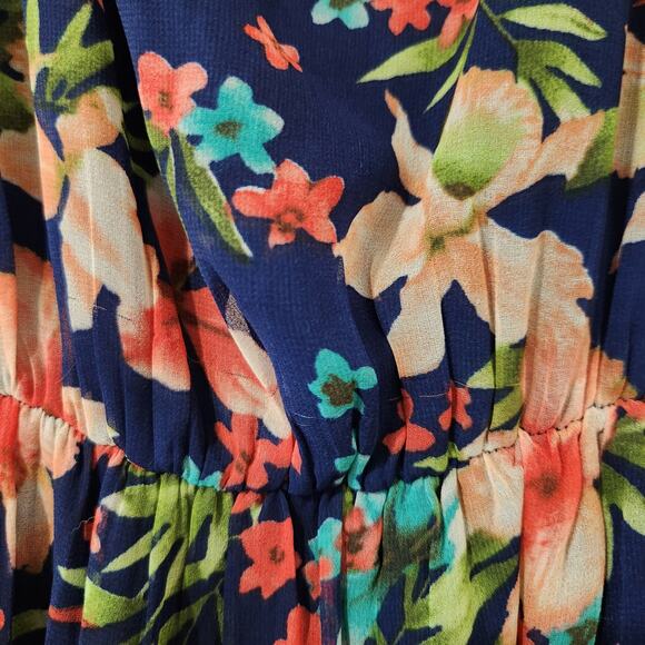 Forever 21 Women's Floral Hi-lo Dress Size small - Picture 4 of 4